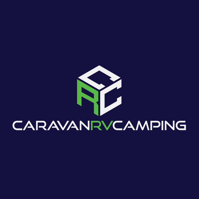 Caravan rv camping logo