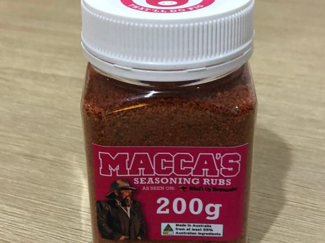Macca’s bbq seasoning rubs – that’ll do pig 150g