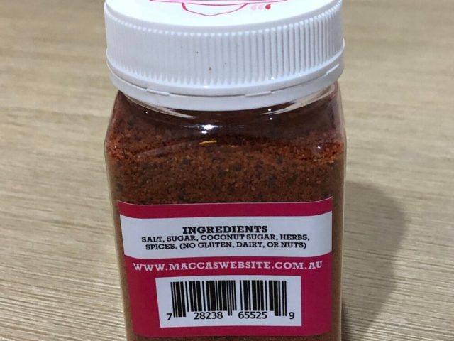 Macca’s bbq seasoning rubs – that’ll do pig 150g
