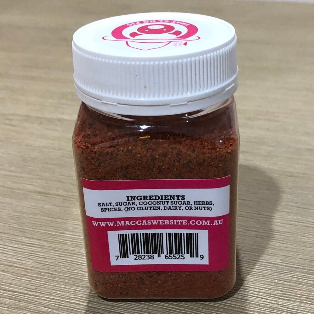 Macca’s bbq seasoning rubs – that’ll do pig 150g