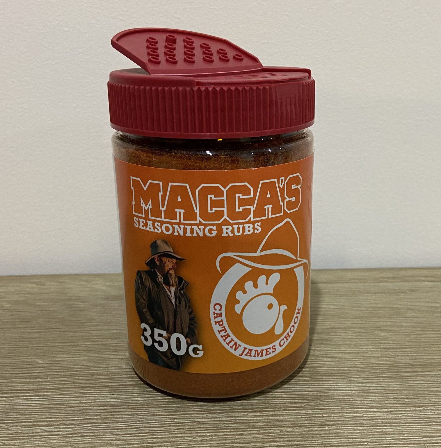 Macca’s seasoning rubs – captain james chook 350g