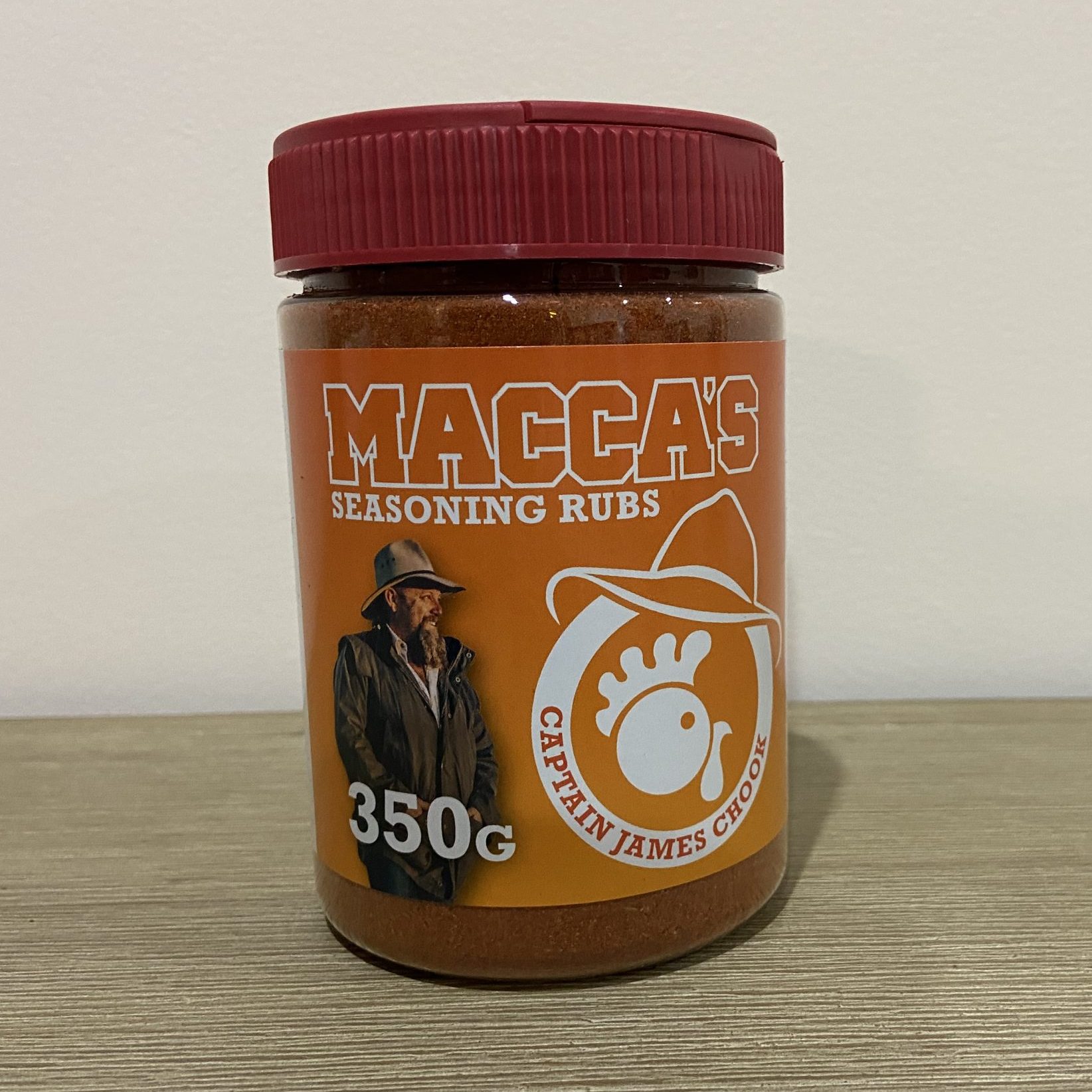 Macca’s seasoning rubs – captain james chook 350g