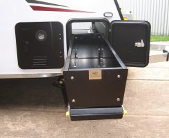 Canterbury caravans : on the go rv (slide out with high sides)